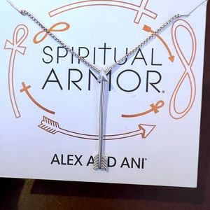 Sterling silver Arrow necklace 16-18inches adjustable chain, new with tag